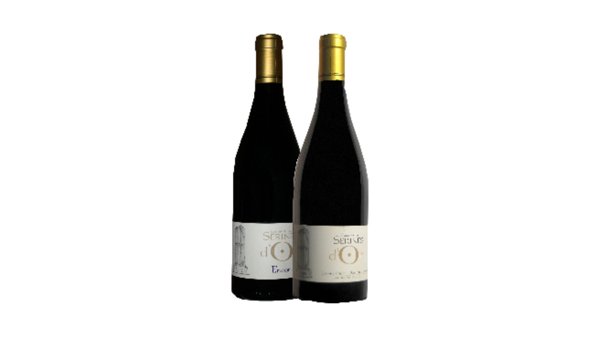 Deux bouteilles de vin Serines d'Or