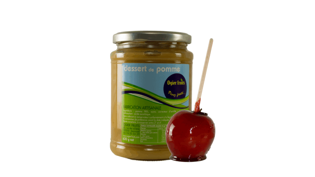 Dessert de pomme et pomme d'amour