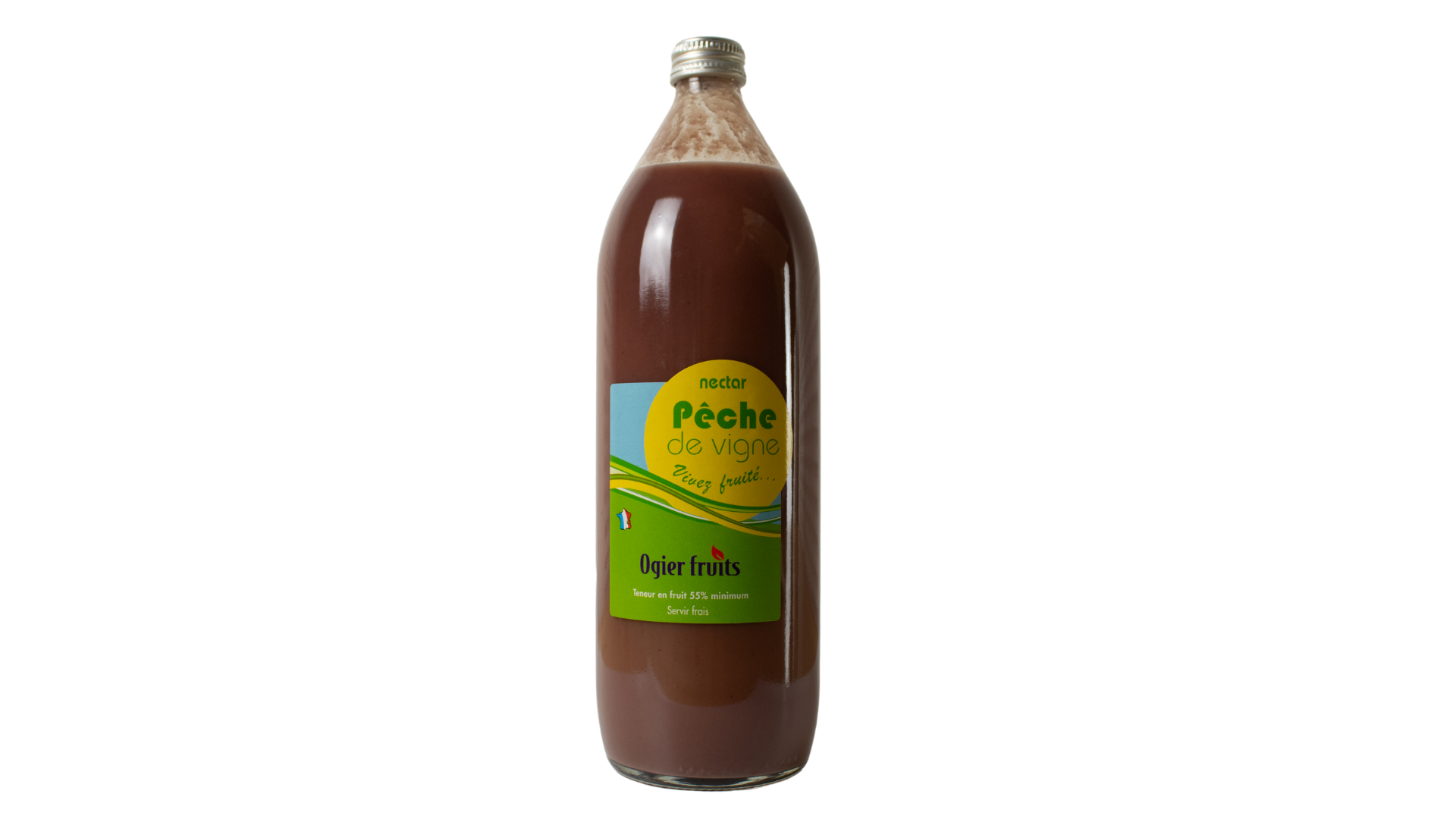 jus de pêche de vigne ogier fruits