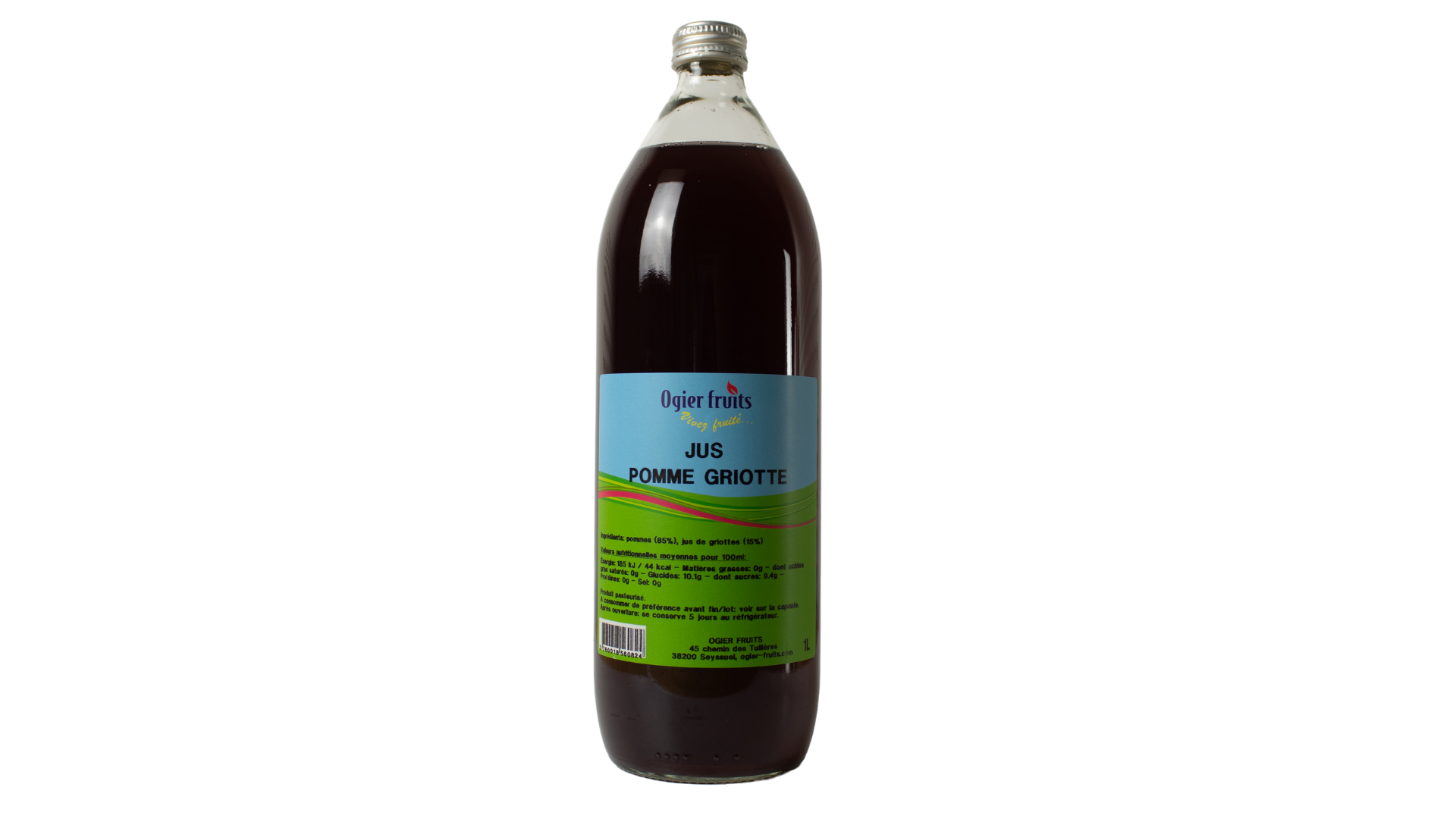 jus de pomme griotte ogier fruits