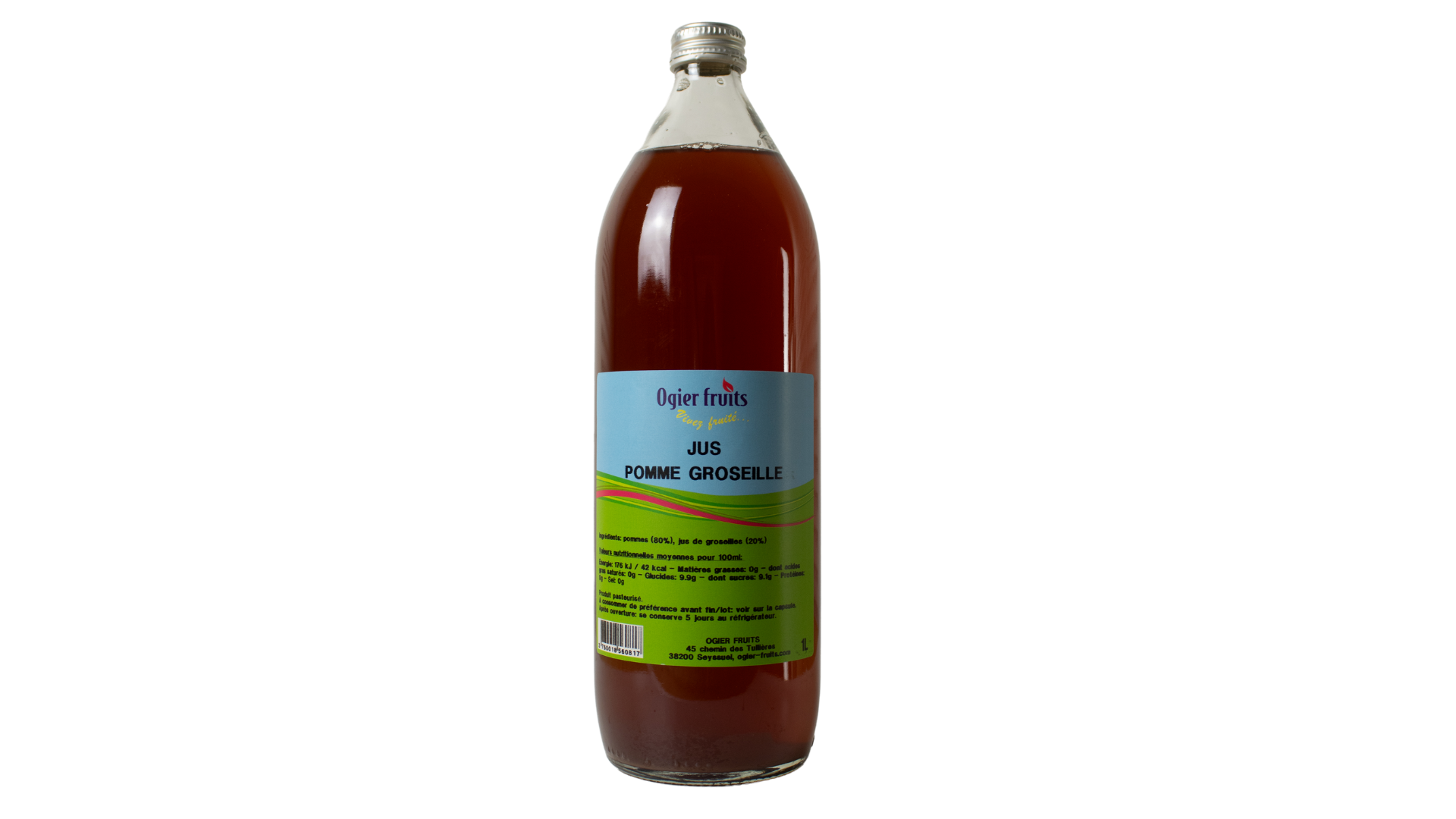 jus de pomme groseille ogier fruits