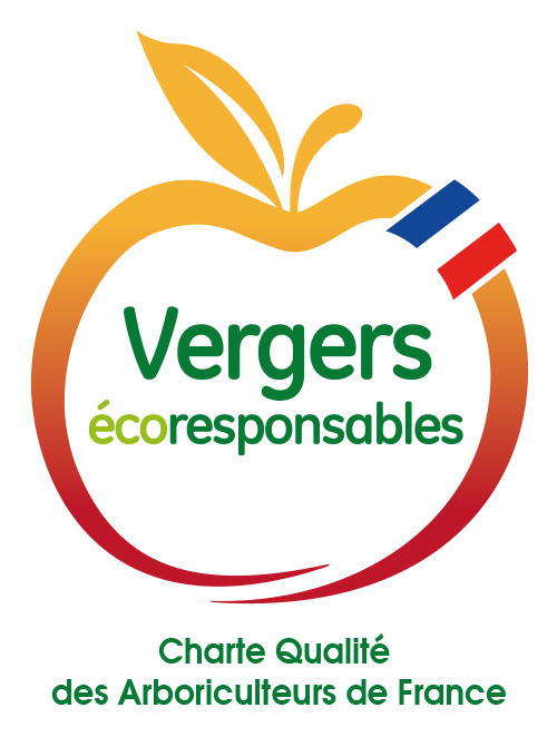 Vergers écoresponsables logo vergers-coresponsables - charte qualité des arboriculteurs de France